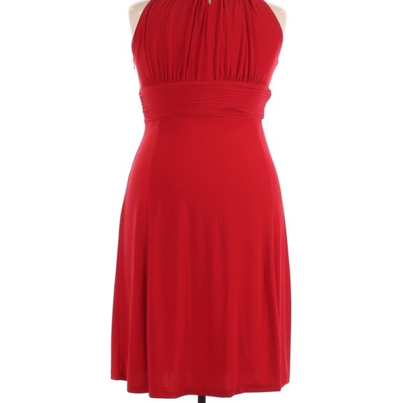 Dress Barn Collection Red  Party Cocktail Dress - Picture 2 of 9